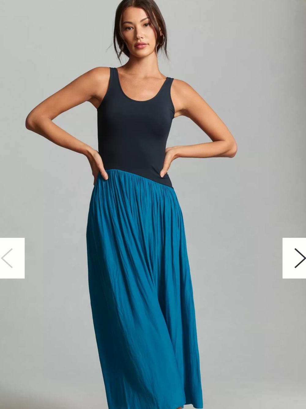Anthropologie Ciao Lucia Lightweight Satin Savina Scoop Neck Dress NWT